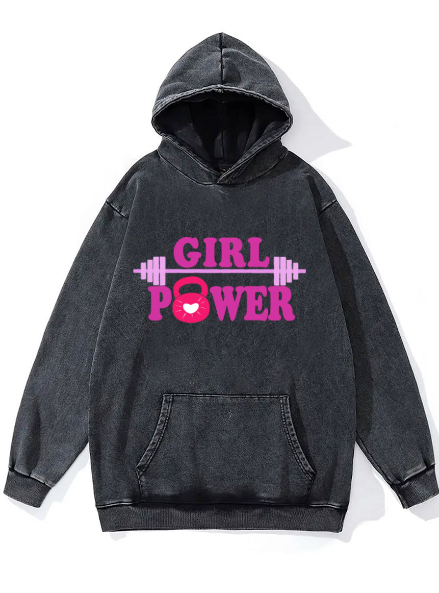 Girl Power WASHED GYM HOODIE