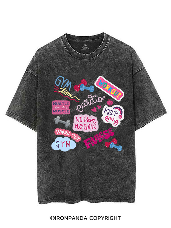 gym time VINTAGE GYM SHIRT