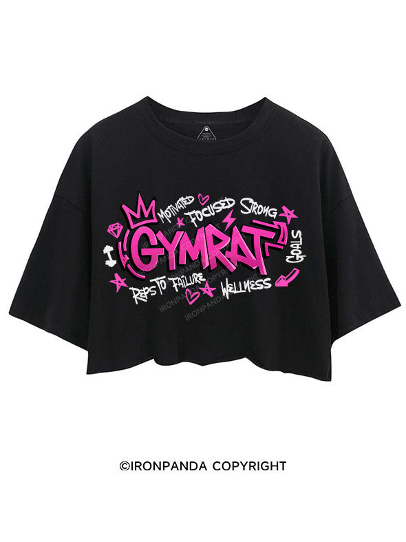 GYM RAT CROP TOPS