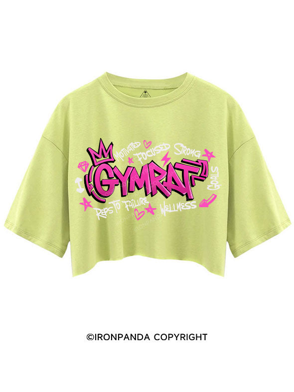 GYM RAT CROP TOPS