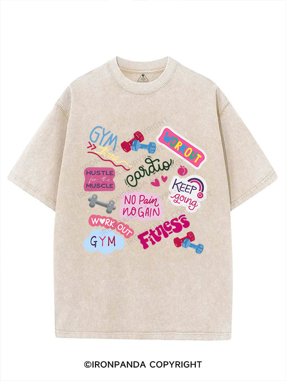 gym time VINTAGE GYM SHIRT