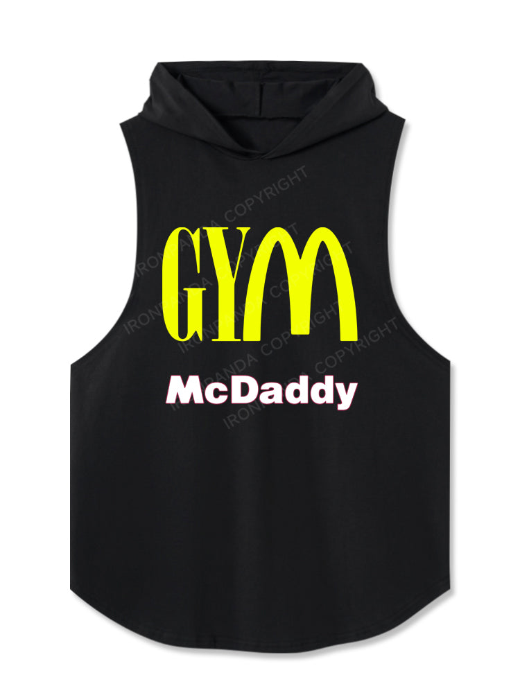 GYMcDonald's Meme Washed Hooded Tank