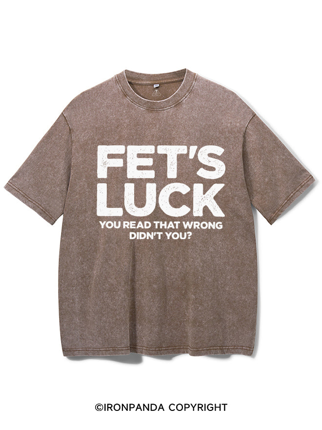 YOU READ THAT WRONG DIDN’T YOU? Washed Gym Shirt