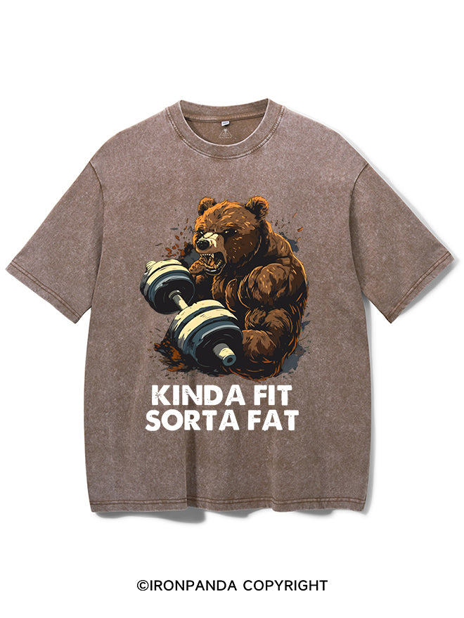 KINDA FIT SORTA FAT Washed Gym Shirt