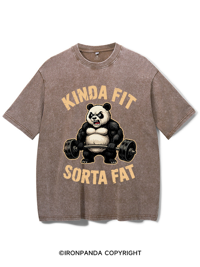 KINDA FIT SORTA FAT Washed Gym Shirt