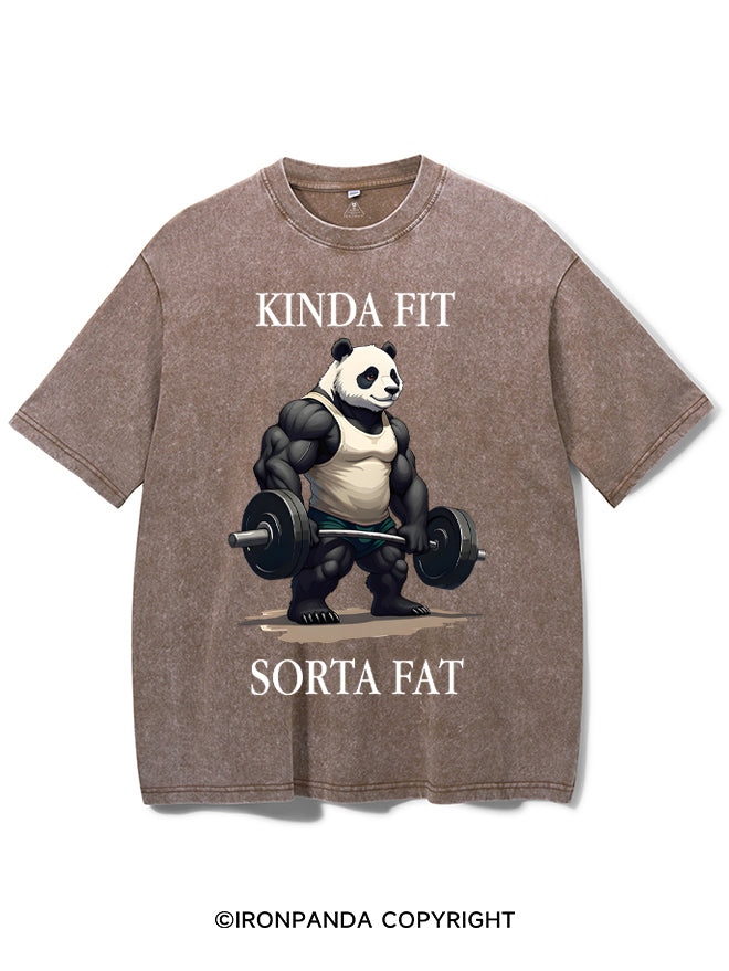 Kinda Fit Sorta Fat Washed Gym Shirt