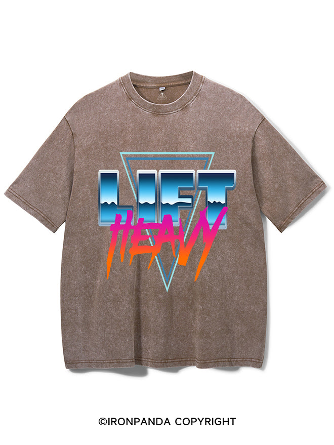 Lift Heavy Washed Gym Shirt