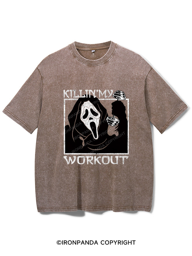 KILLING MY WORKOUT Vintage Gym Shirt