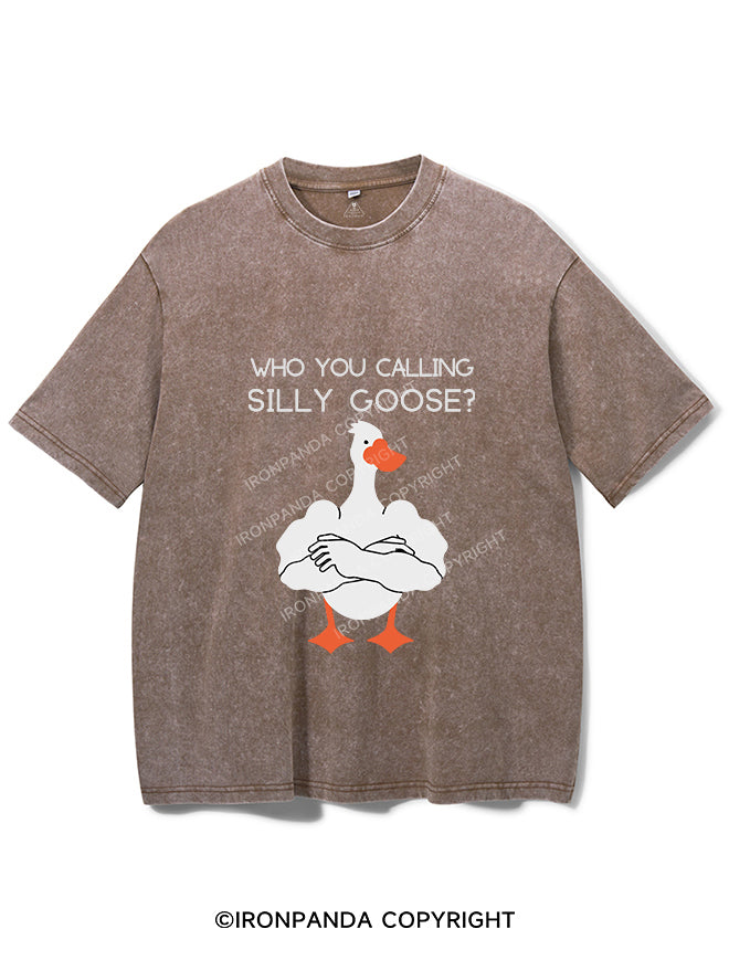 who you calling silly goose Vintage Gym Shirt