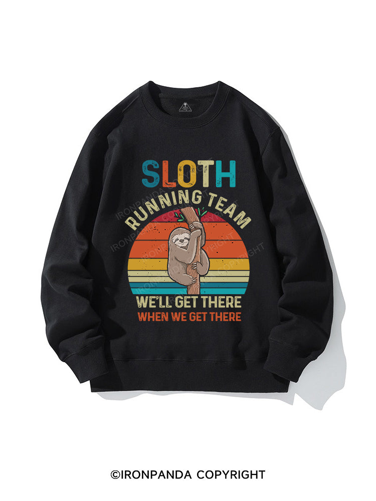 SLOTH RUNNING TEAM Crewneck sweatshirt