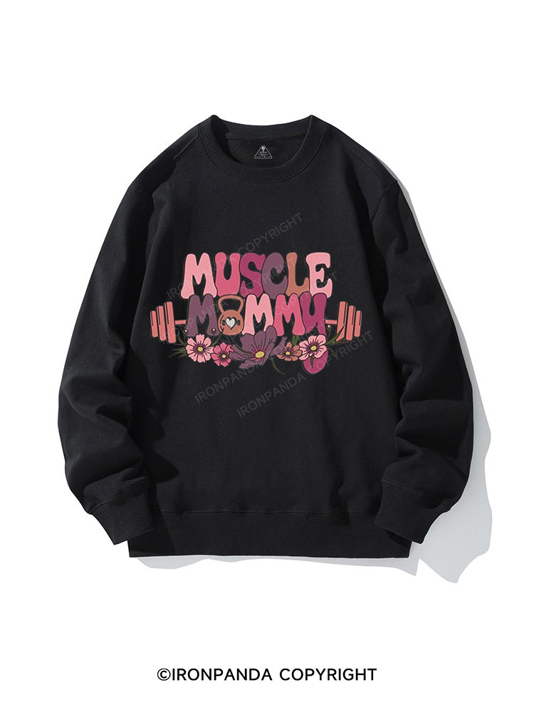 Muscle Mom  Oversized Crewneck Sweatshirt
