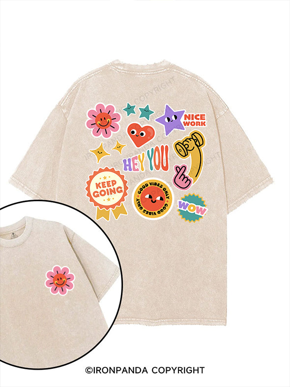 Hey you, keep going printed Gym Shirt