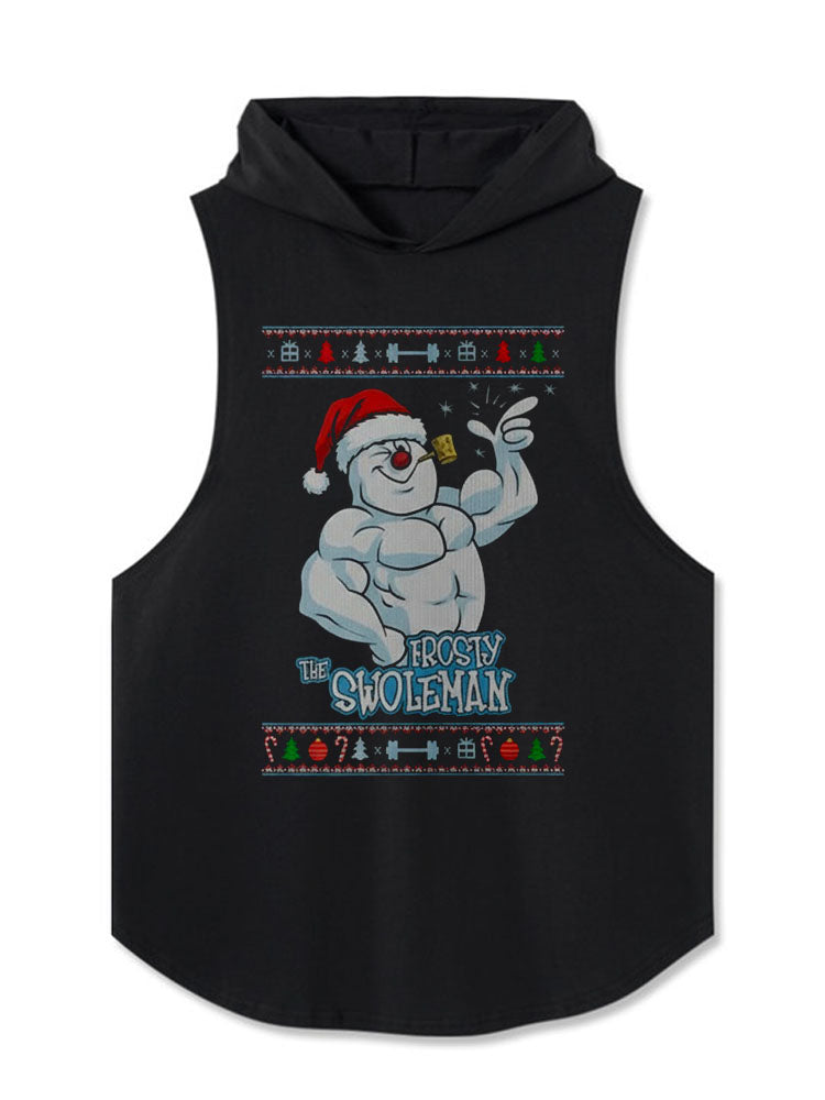 FROSTY THE SWOLEMAN Hooded Tank
