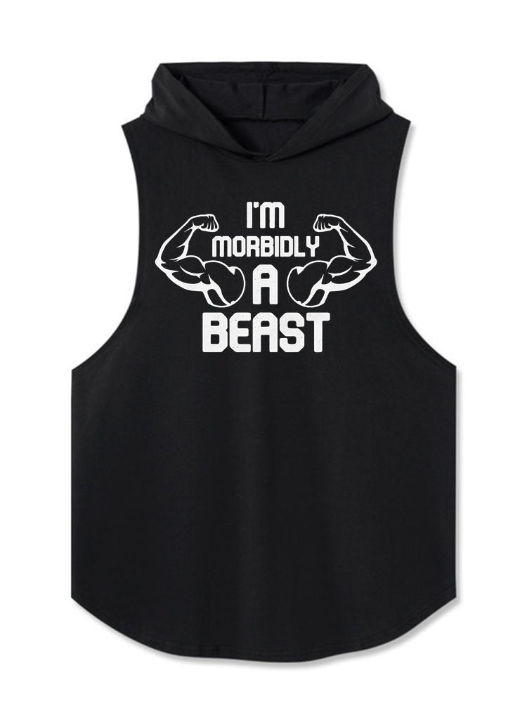 I’M MORBIDLY A BEAST Hooded Tank