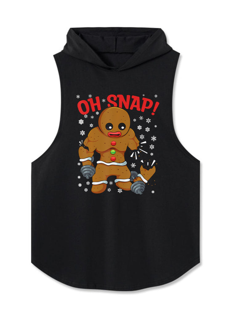 Gingerbread Man Hooded Tank