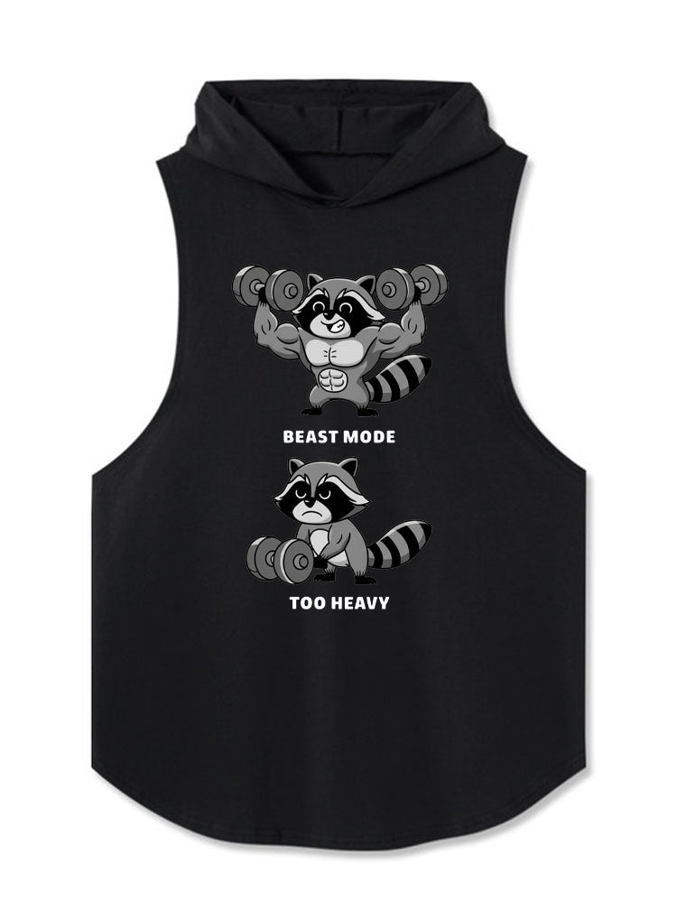 BEAST MODE TOO HEAVY Hooded Tank