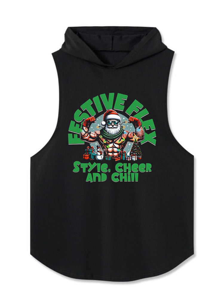 FESTIVE FLEX Hooded Tank