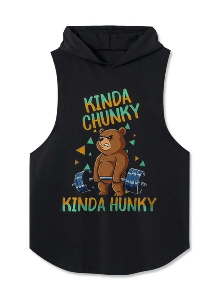 Kinda Chunky Kinda Hunky Hooded Tank