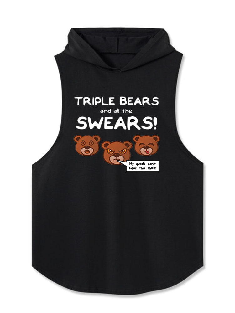 My quads can’t bear this sh*t! Hooded Tank