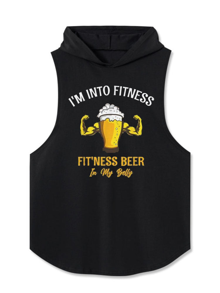 FIT'NESS BEER IN MY BELLY Hooded Tank