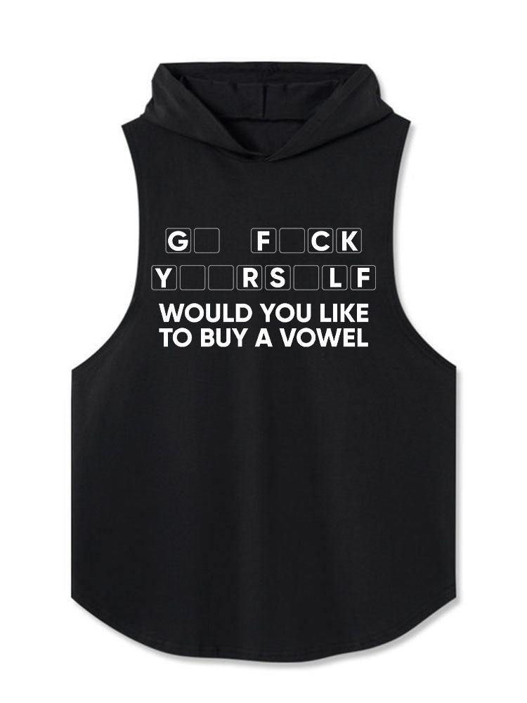 Would you like to buy a vowel? Hooded Tank