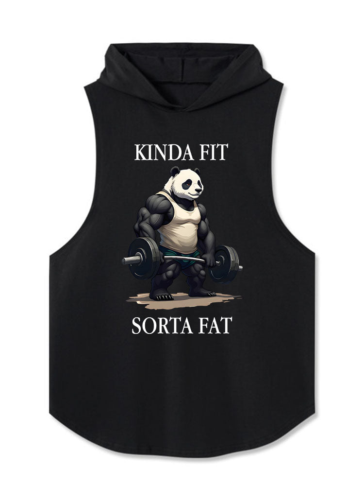 Kinda Fit Sorta Fat Hooded Tank