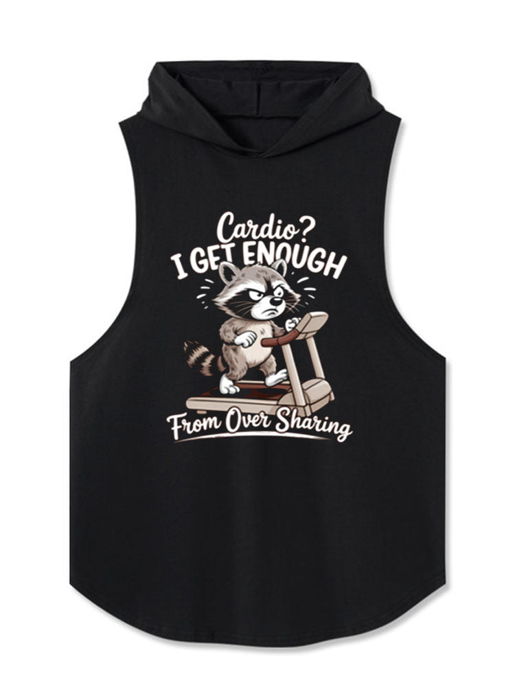 I get enough from over sharing Hooded Tank