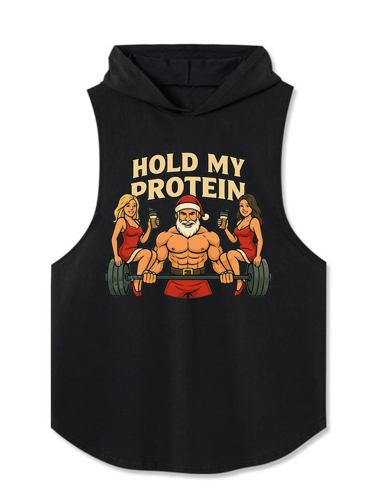 HOLD MY PROTEIN Hooded Tank