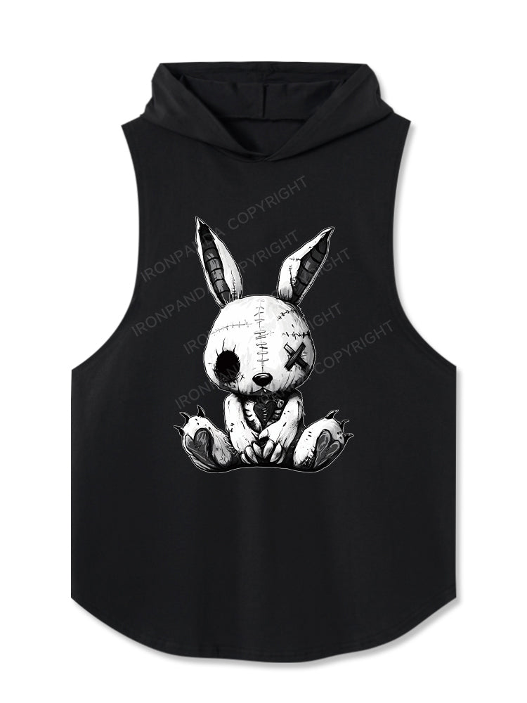 Devil Rabbit Washed Hooded Tank