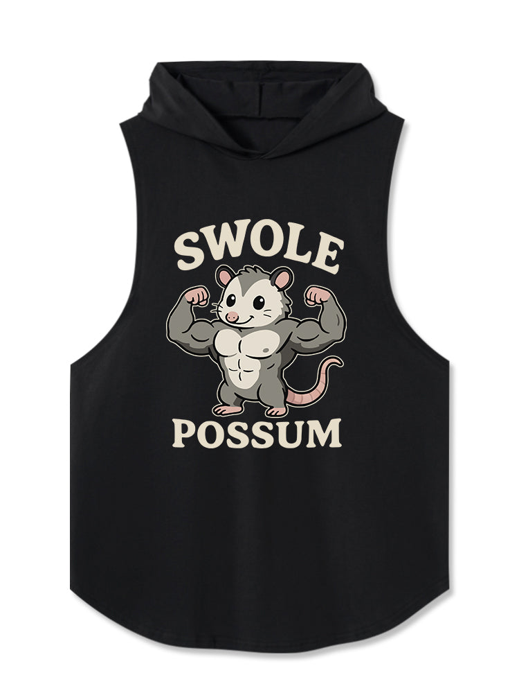 Swolle Possum  Hooded Tank