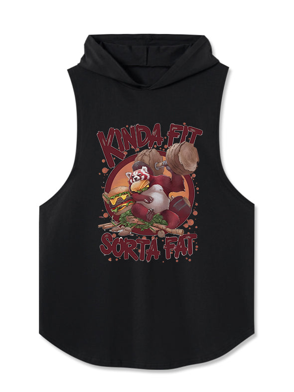 KINDA FIT SORTA FAT Hooded Tank