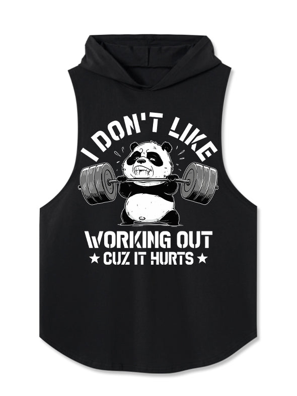 Panda Gym Hooded Tank
