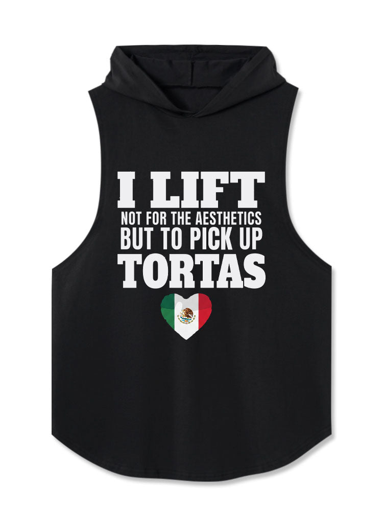 I Love Tortas Hooded Tank