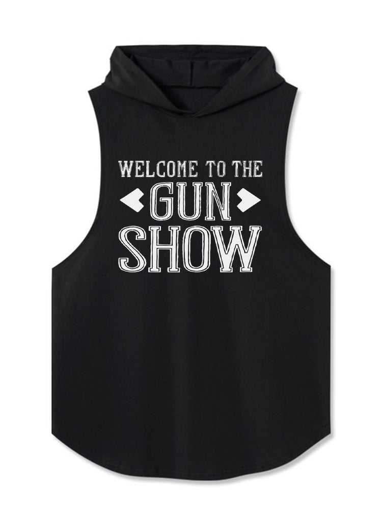 WELCOME TO THE GUN SHOW Hooded Tank