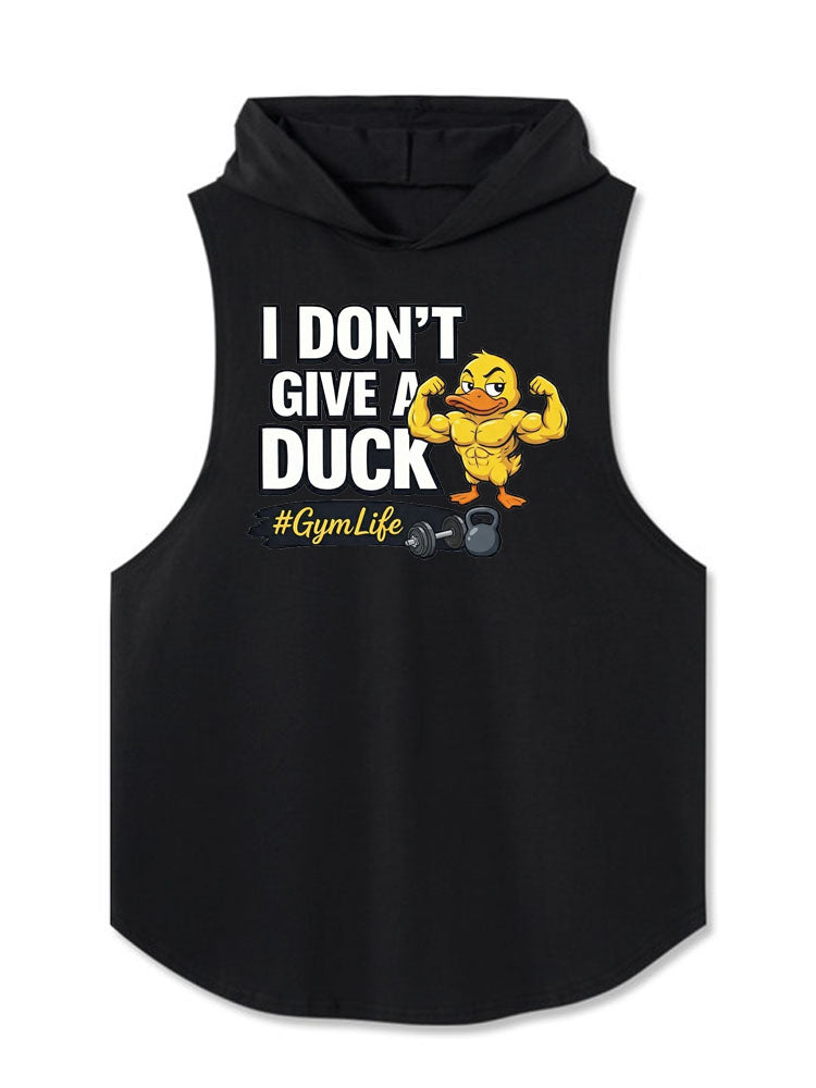 I DON’T GIVE A DUCK Hooded Tank