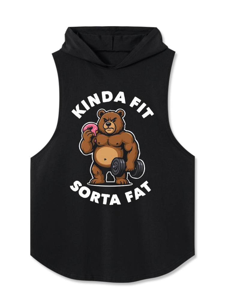 KINDA FIT SORTA FAT Hooded Tank