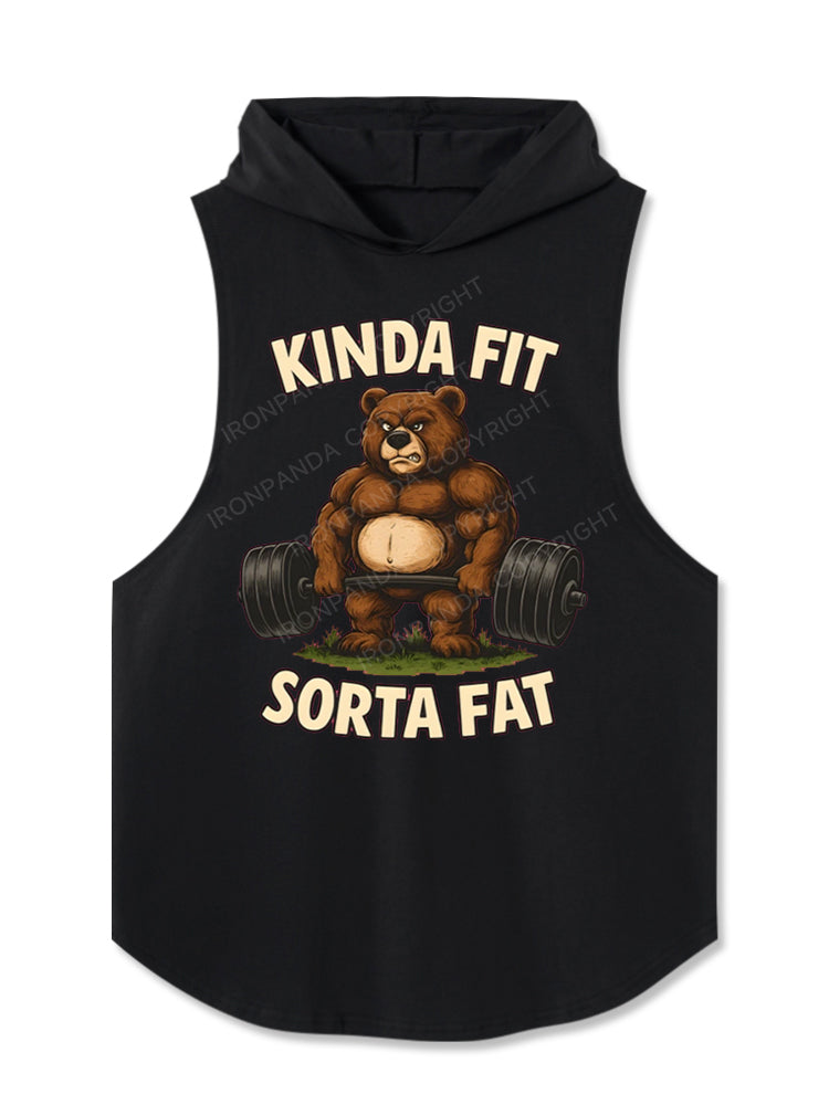 KINDA FIT SORTA FAT Hooded Tank