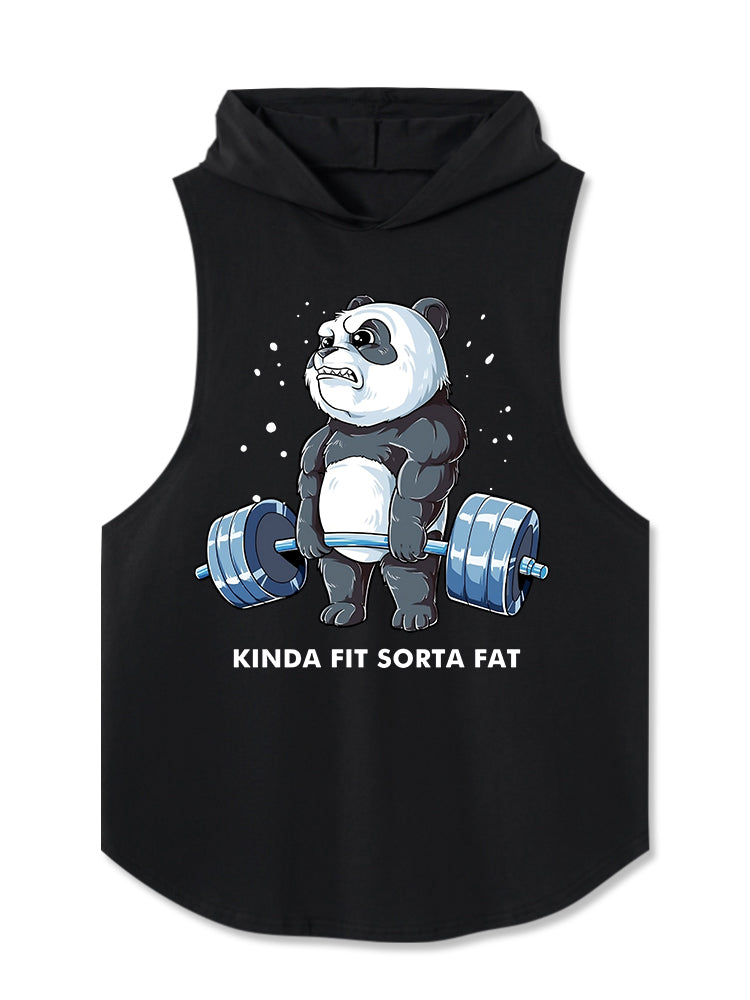 KINDA FIT SORTA FAT Hooded Tank