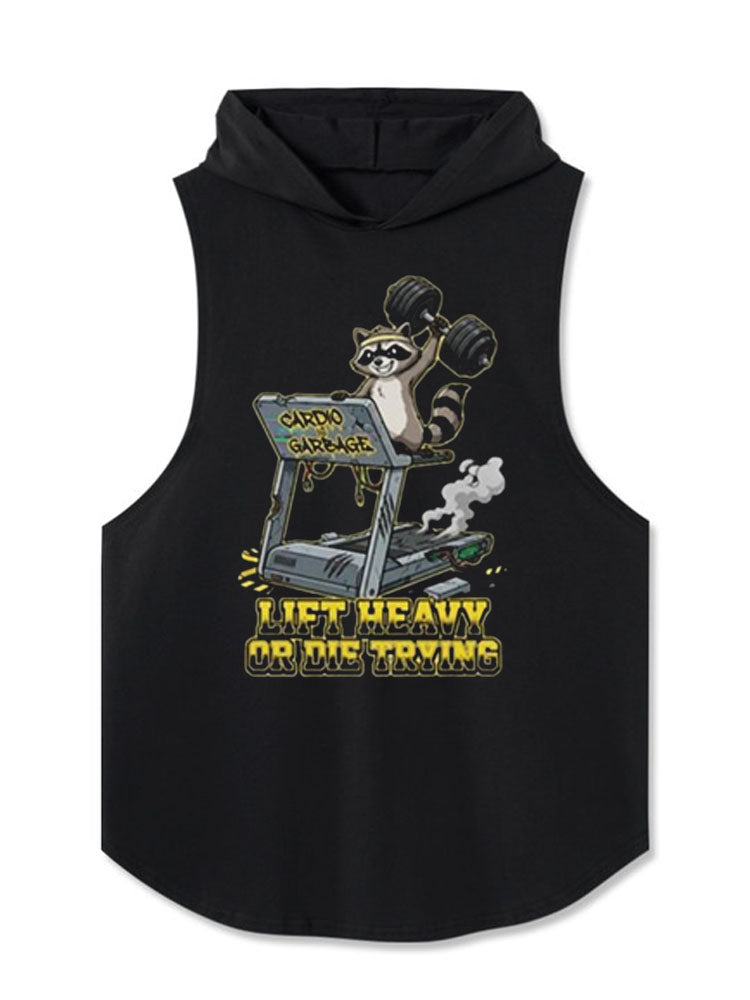 CARDIO GARBAGE Hooded Tank