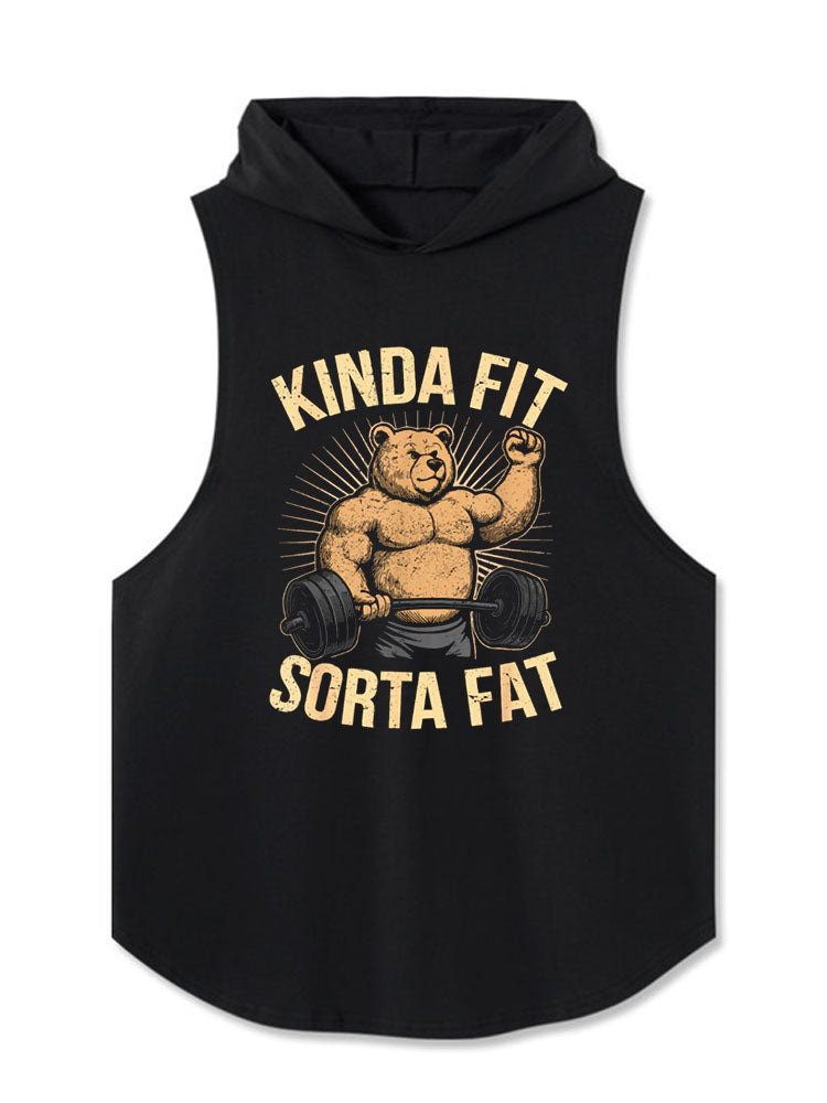 KINDA FIT SORTA FAT Hooded Tank