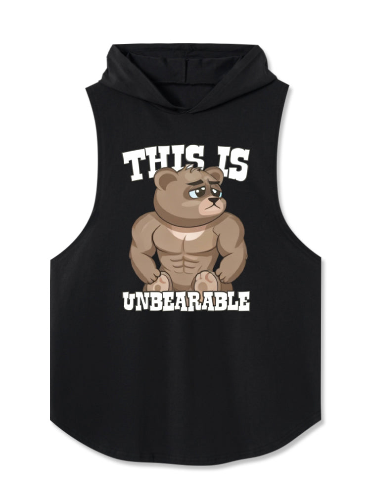 THIS IS UNBEARABLE Hooded Tank