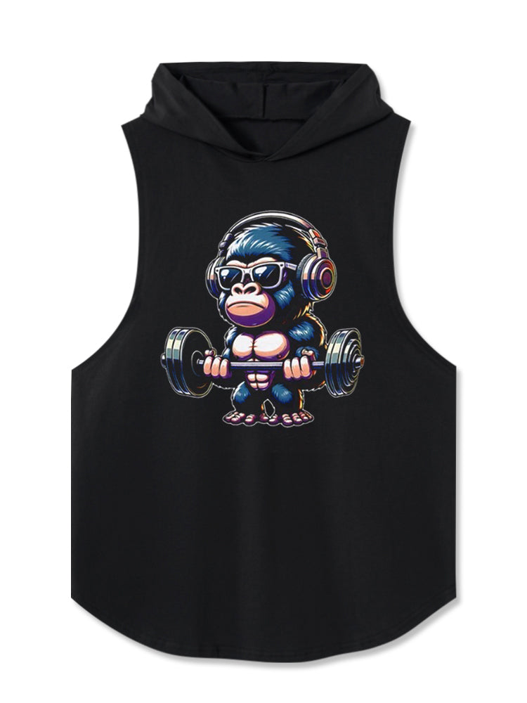 Gym gorilla Hooded Tank