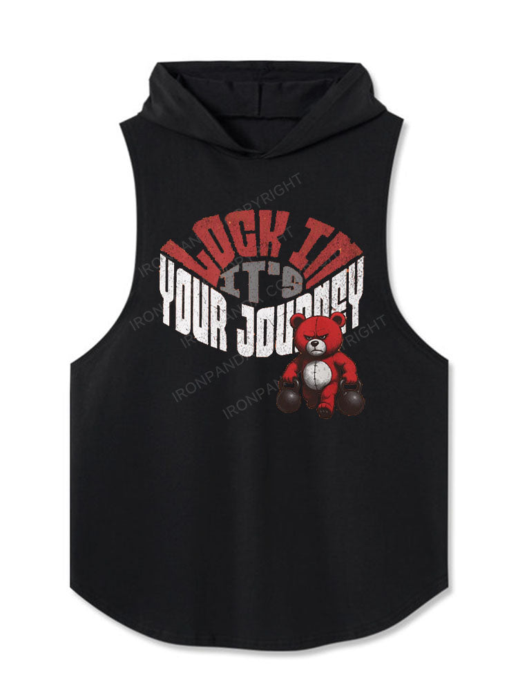 Lock In It's Your Journey Hooded Tank