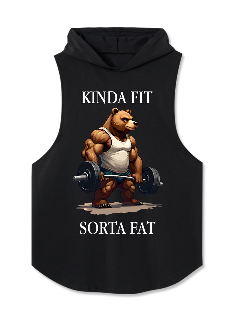 KINDA FIT SORTA FAT Hooded Tank