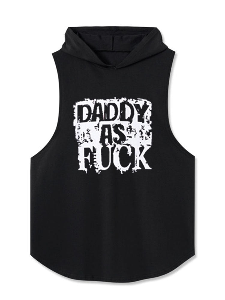DADDY AS FUCK Hooded Tank