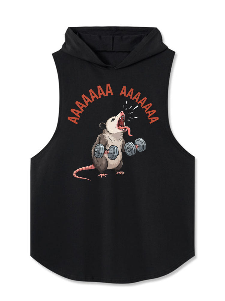 TIRED AAAAAAAA AAAAAAAA Hooded Tank