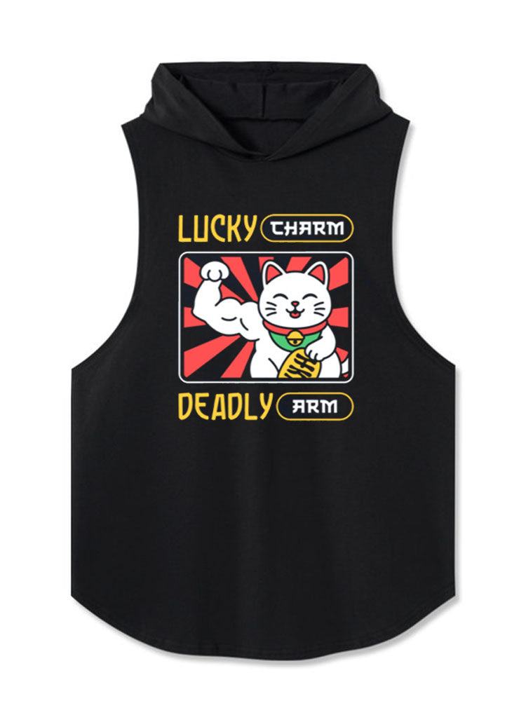 Lucky Charm Deadly Arm Hooded Tank