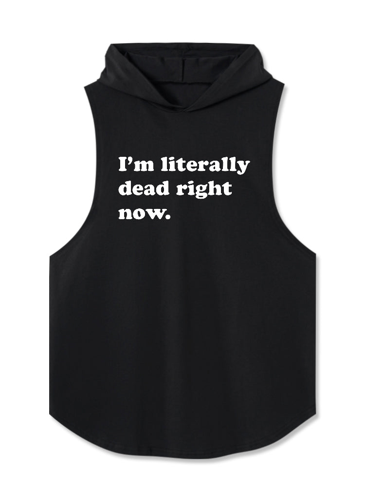 I'm literally dead right now Hooded Tank