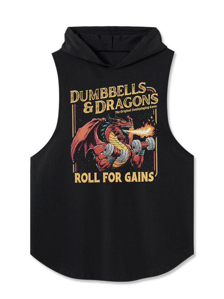 Roll for Gains Hooded Tank