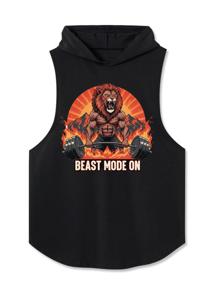 Beast Mode On Hooded Tank